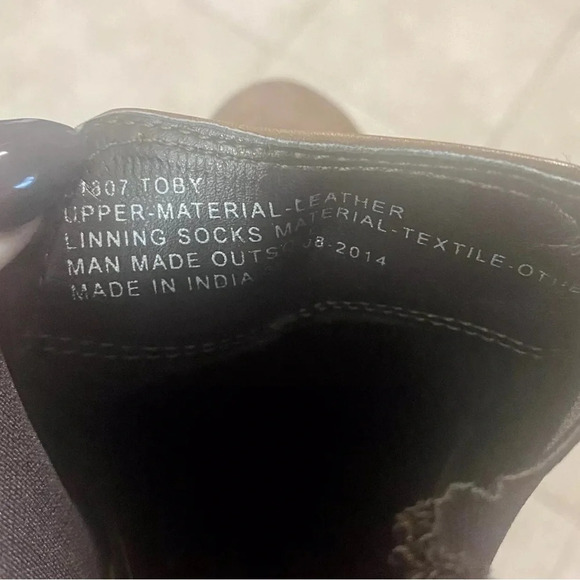 Kurt Geiger Carvela Toby Women’s 8.5 Brown Leather Chelsea Boots 51807 - Picture 6 of 8